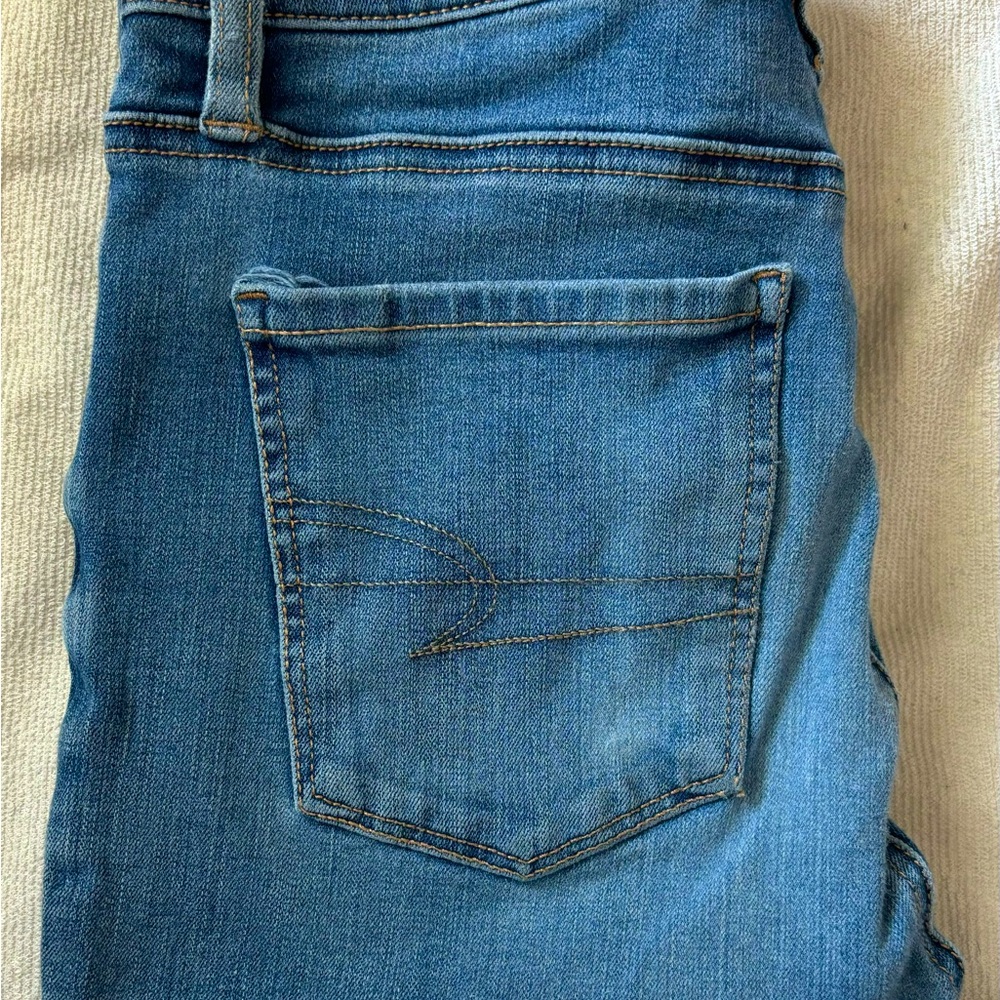 american eagle skinny jeans size 0